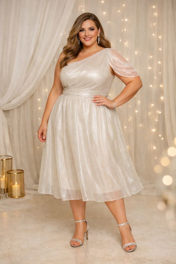 Robe curvy soirée élégante